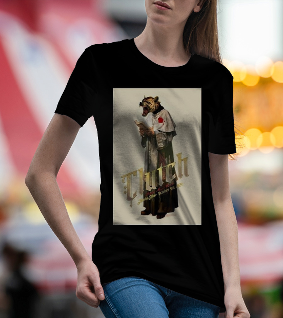 Clutch Tiger Priest October 4 2024 Bayou Music Center Houston TX T-Shirt