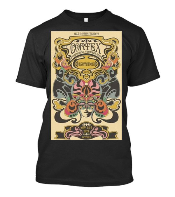 Jazz Is Dead Presents Cortex Featuring Troupeau Bleu LEVITATION Nov 2-3 2024 Austin Texas Utopia T-Shirt