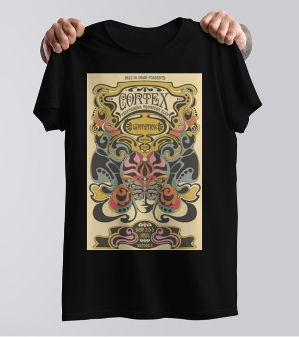 Jazz Is Dead Presents Cortex Featuring Troupeau Bleu LEVITATION Nov 2-3 2024 Austin Texas Utopia T-Shirt