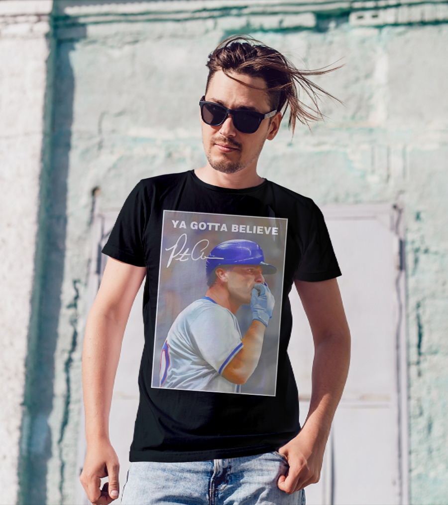 Pete Alonso New York Mets Ya Gotta Believe Chef’s Kiss T-Shirt
