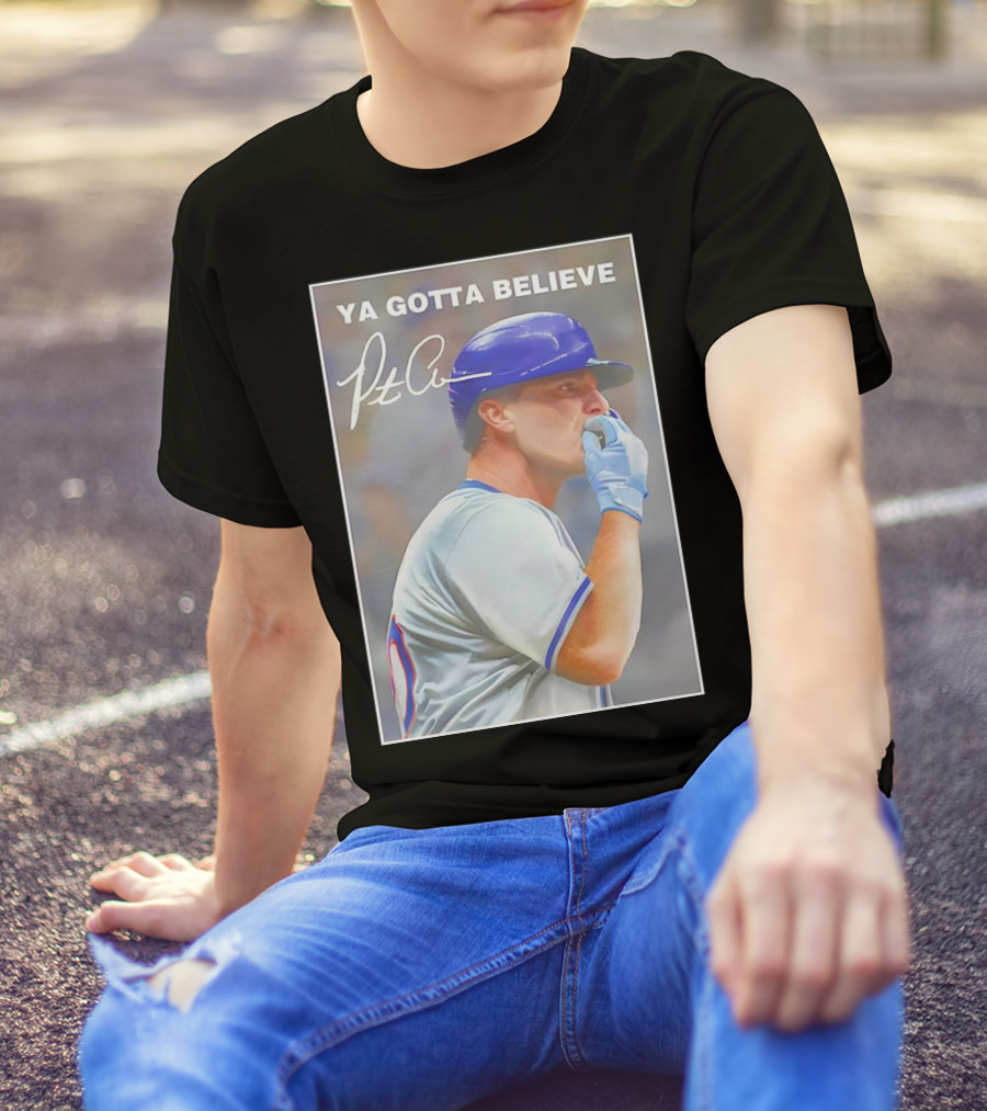 Pete Alonso New York Mets Ya Gotta Believe Chef’s Kiss T-Shirt