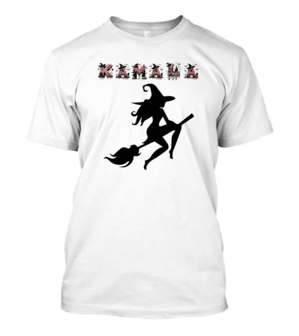 Kamala 2024 Halloween Witch Hat Ghost Election Premium T-Shirt