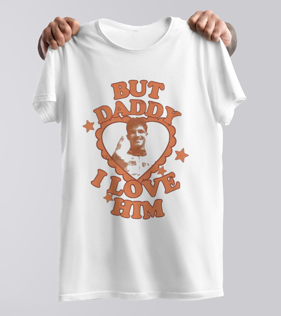 But Daddy I Love Him Lando Norris Heart Stars T-Shirt