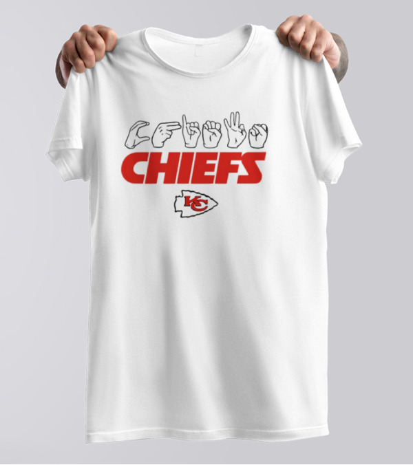 Chiefs Love Sign KC Arrowhead Football Chiefs T-Shirt