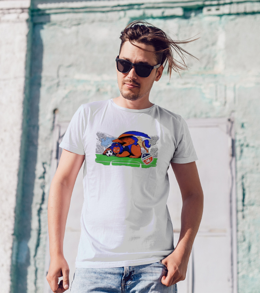 Next Gary The Lion Soccer FC Cincinnati T-Shirt