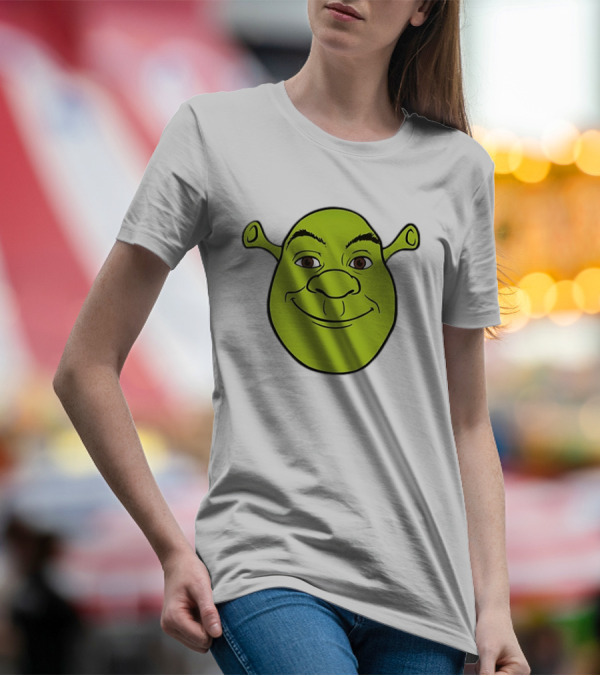 Shrek Big Face Smile Iconic Character Recognition T-Shirt