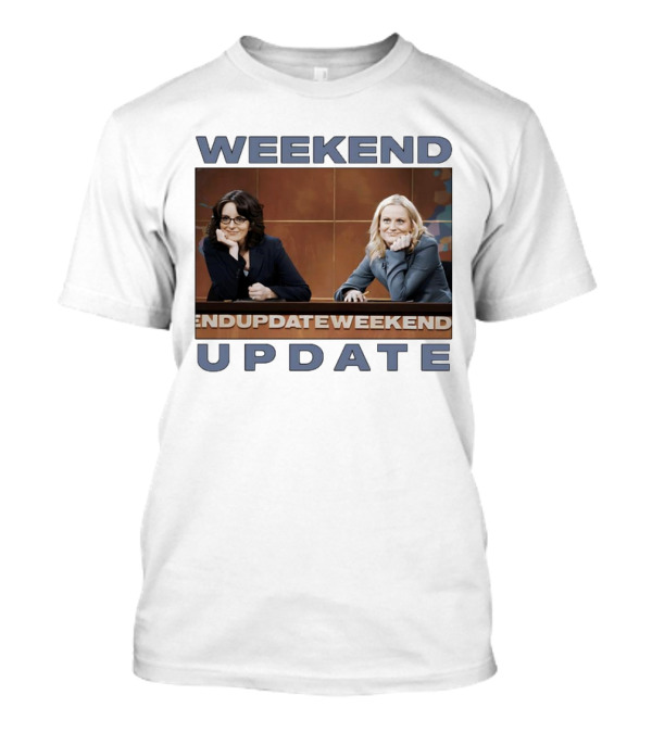 Weekend Update Tina Fey Amy Poehler Desk T-Shirt