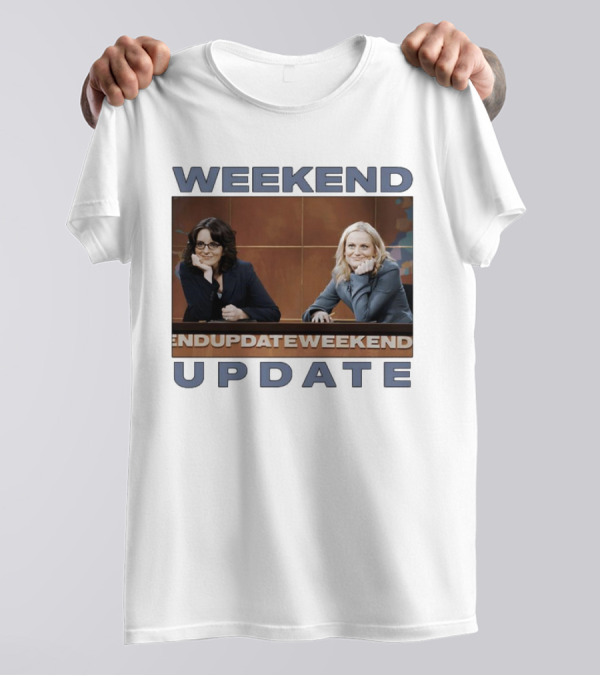 Weekend Update Tina Fey Amy Poehler Desk T-Shirt