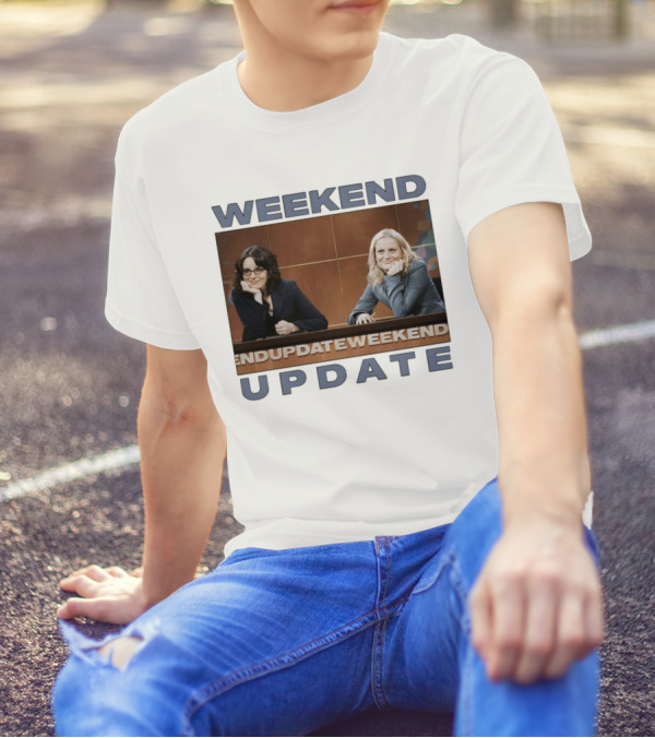 Weekend Update Tina Fey Amy Poehler Desk T-Shirt