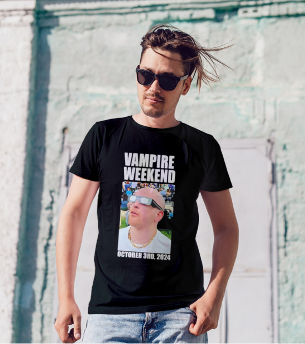 Vampire Weekend October 3rd 2024 Face Rapper Queens Despot Only Time Was Again Us T-Shirt
