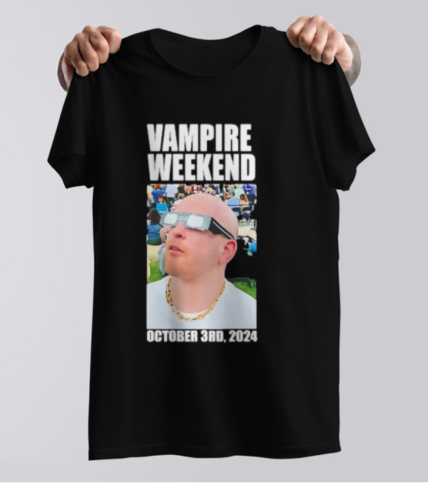 Vampire Weekend October 3rd 2024 Face Rapper Queens Despot Only Time Was Again Us T-Shirt