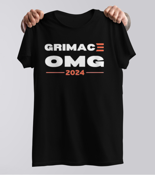 Grimace OMG 2024 Presidential Election Campaign T-Shirt
