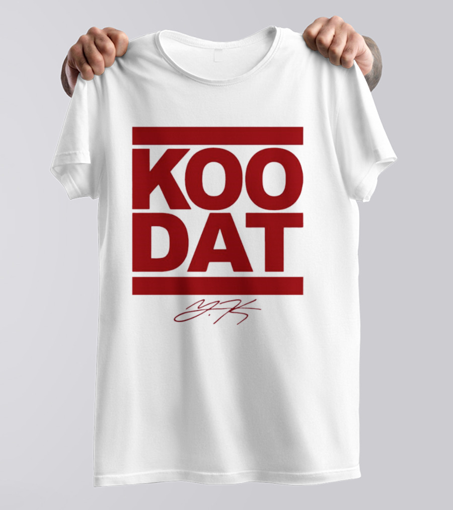 Atlanta Falcons Younghoe Koo Koo Dat Kicker Signature T-Shirt
