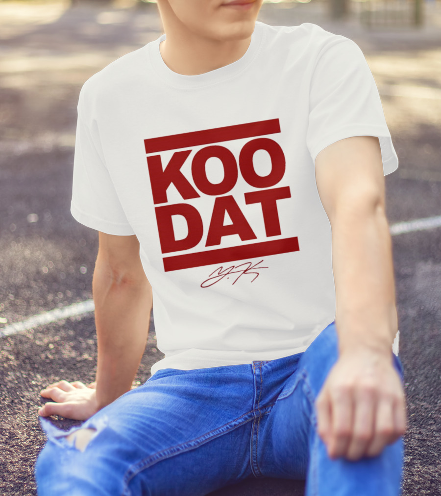 Atlanta Falcons Younghoe Koo Koo Dat Kicker Signature T-Shirt