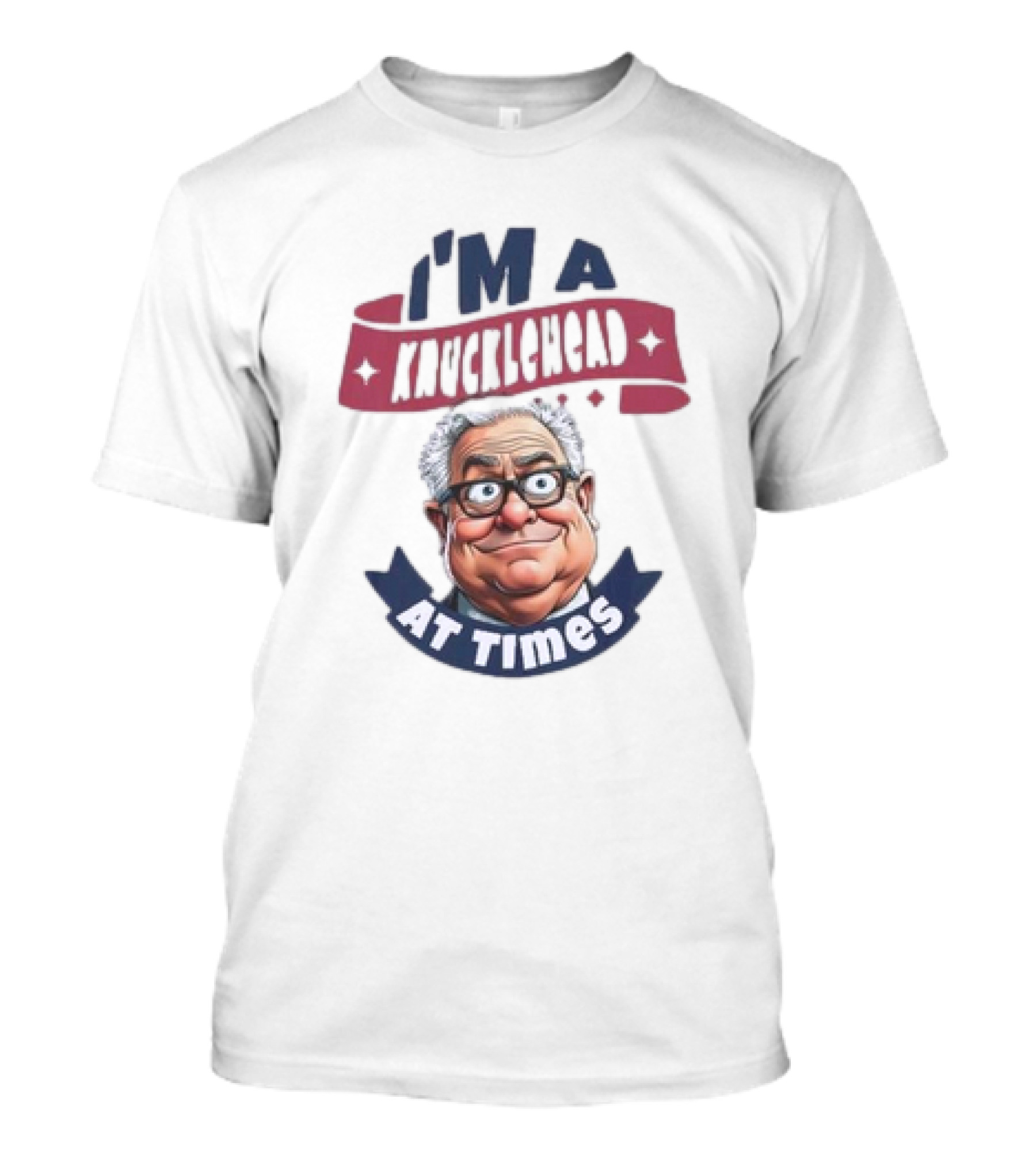 I'm A Knucklehead At Times Tim Walz 2024 Vintage Comic T-Shirt