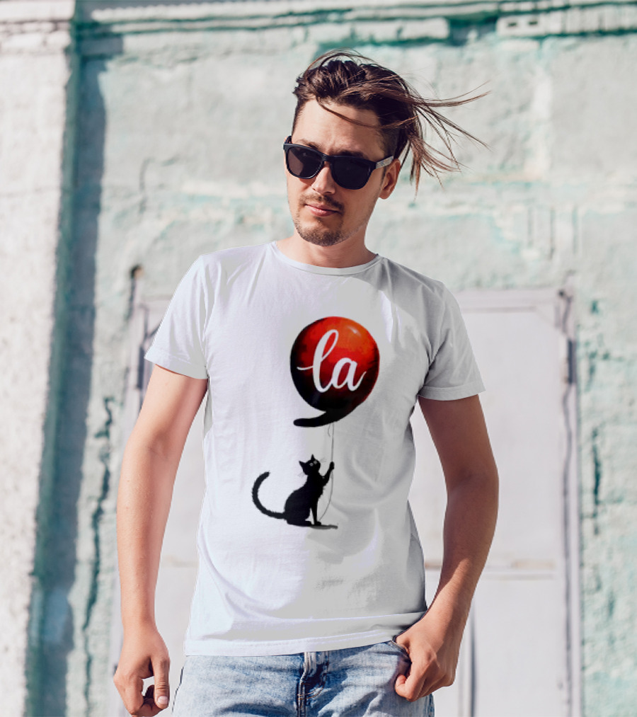 Kamala Cat La Balloon Kamala Harris T-Shirt