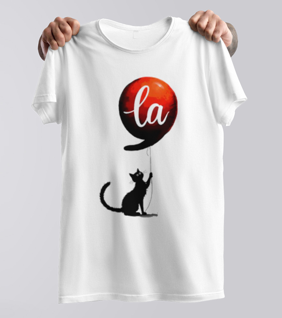 Kamala Cat La Balloon Kamala Harris T-Shirt