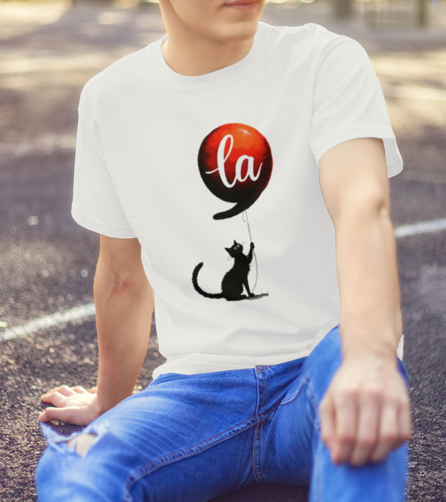 Kamala Cat La Balloon Kamala Harris T-Shirt