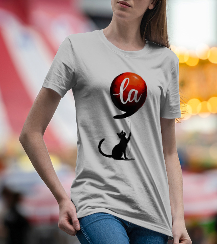 Kamala Cat La Balloon Kamala Harris T-Shirt