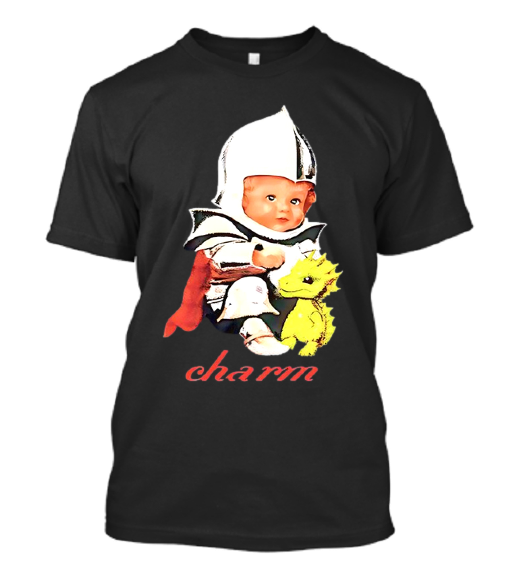 Clairo Charm Dragon Knight Baby With Yellow Creature T-Shirt