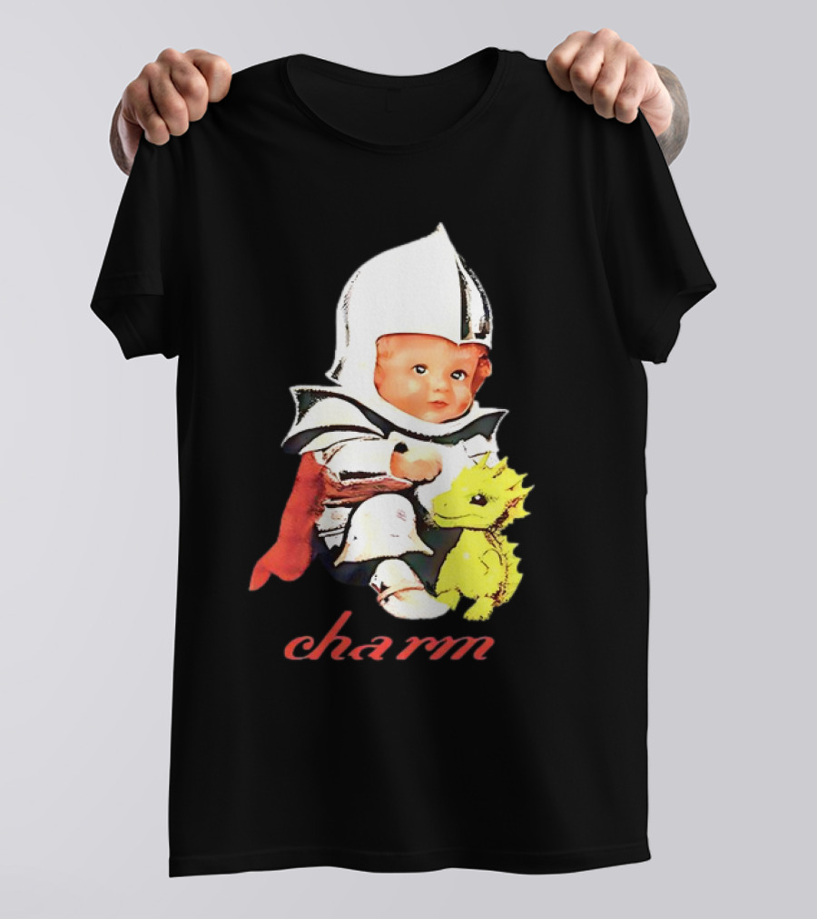 Clairo Charm Dragon Knight Baby With Yellow Creature T-Shirt