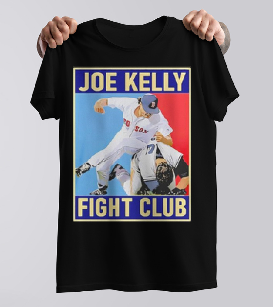 Joe Kelly Fight Club Red Sox Baseball Retro T-Shirt