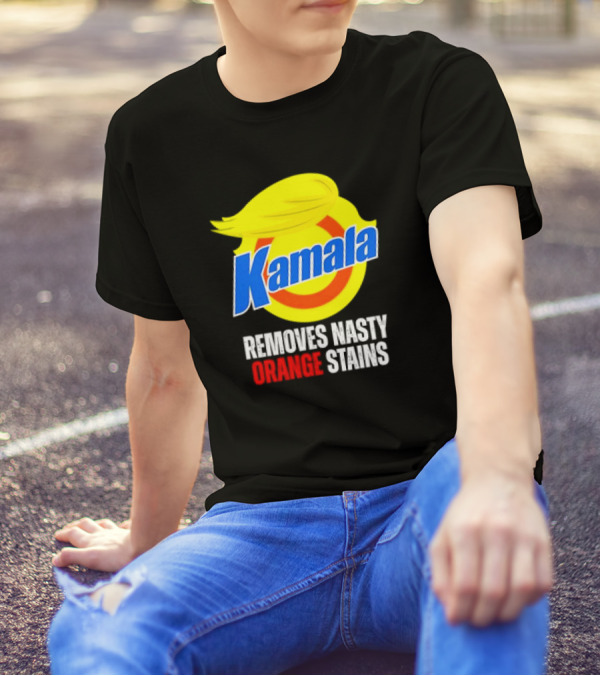Kamala Removes Nasty Orange Stains Antitrump T-Shirt