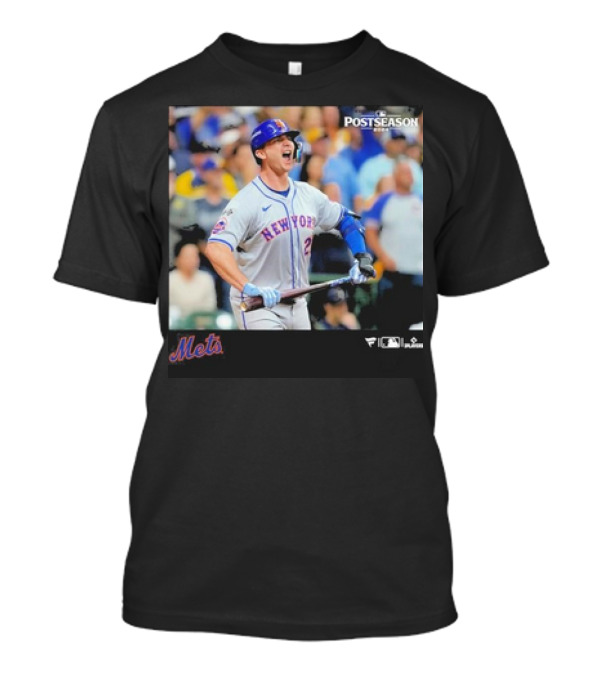 Pete Alonso New York Mets 2024 MLB Postseason Excitement T-Shirt