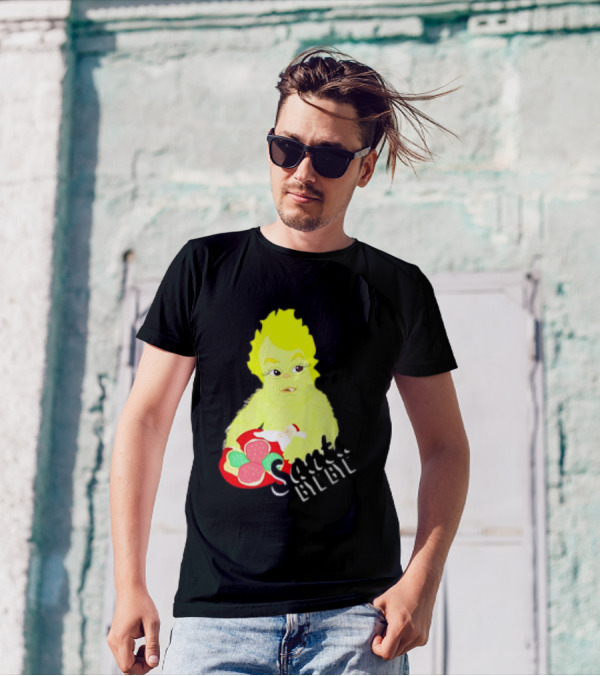 Retro Baby Grinch Santa Bye Bye T-Shirt