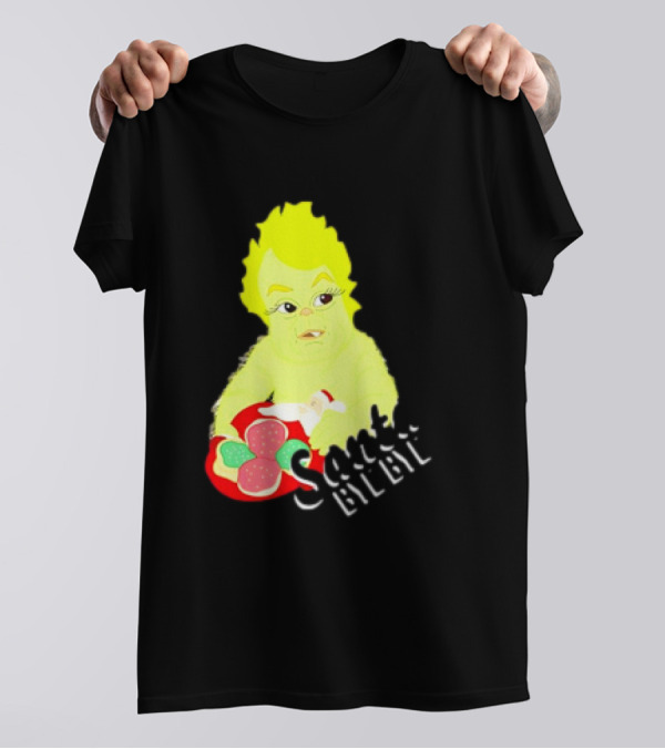 Retro Baby Grinch Santa Bye Bye T-Shirt