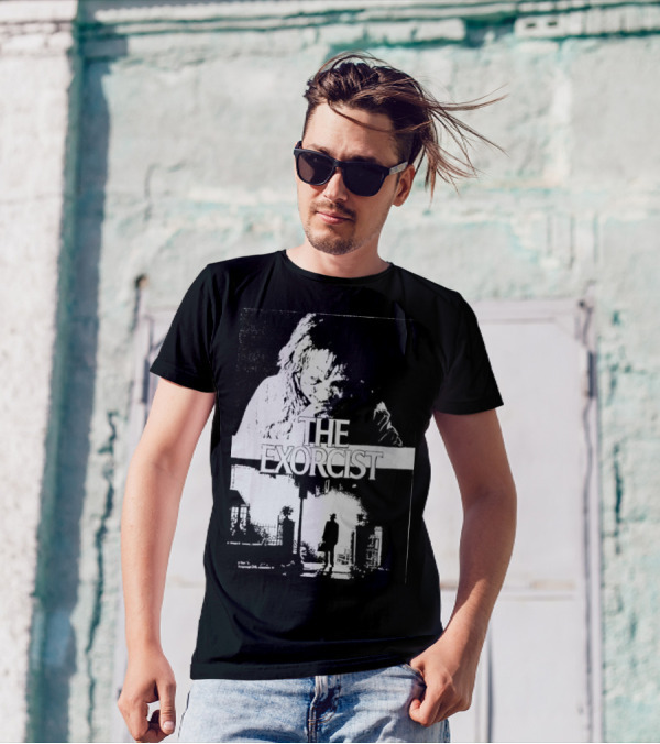 The San Antonio Sharpist And The Exorcist Crossover Graphic In T-Shirt