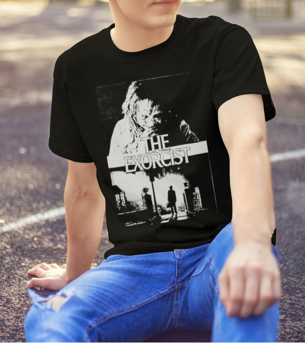 The San Antonio Sharpist And The Exorcist Crossover Graphic In T-Shirt