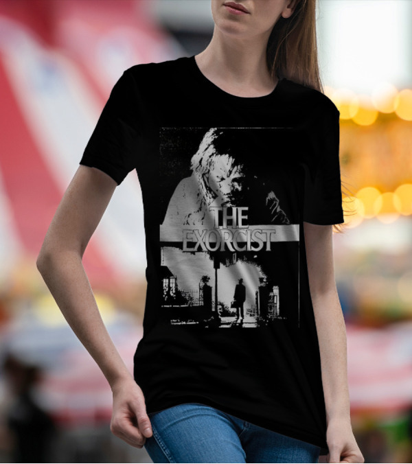 The San Antonio Sharpist And The Exorcist Crossover Graphic In T-Shirt