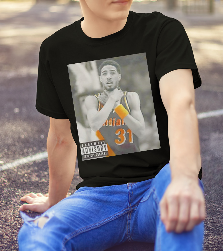 Tyrese Haliburton X Reggie Miller Indiana Pacers Knicks Killers Parental Advisory 31 T-Shirt