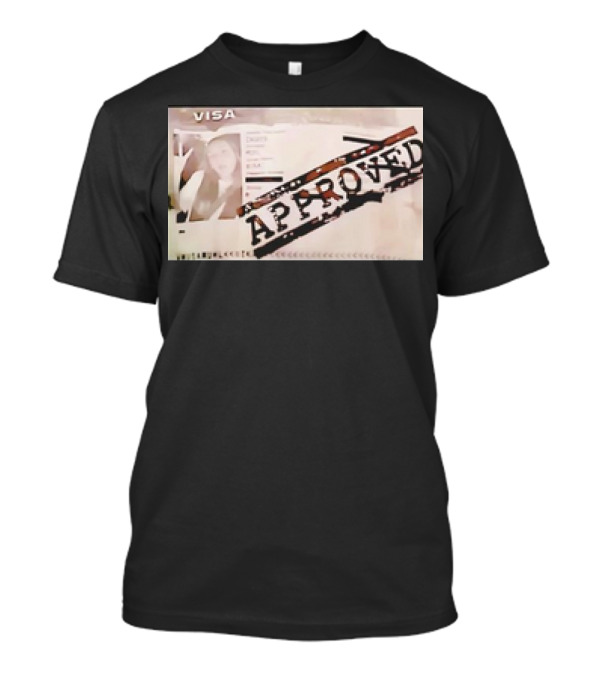 Visa Nika Muhl Approved Retro Passport Visa Approved T-Shirt