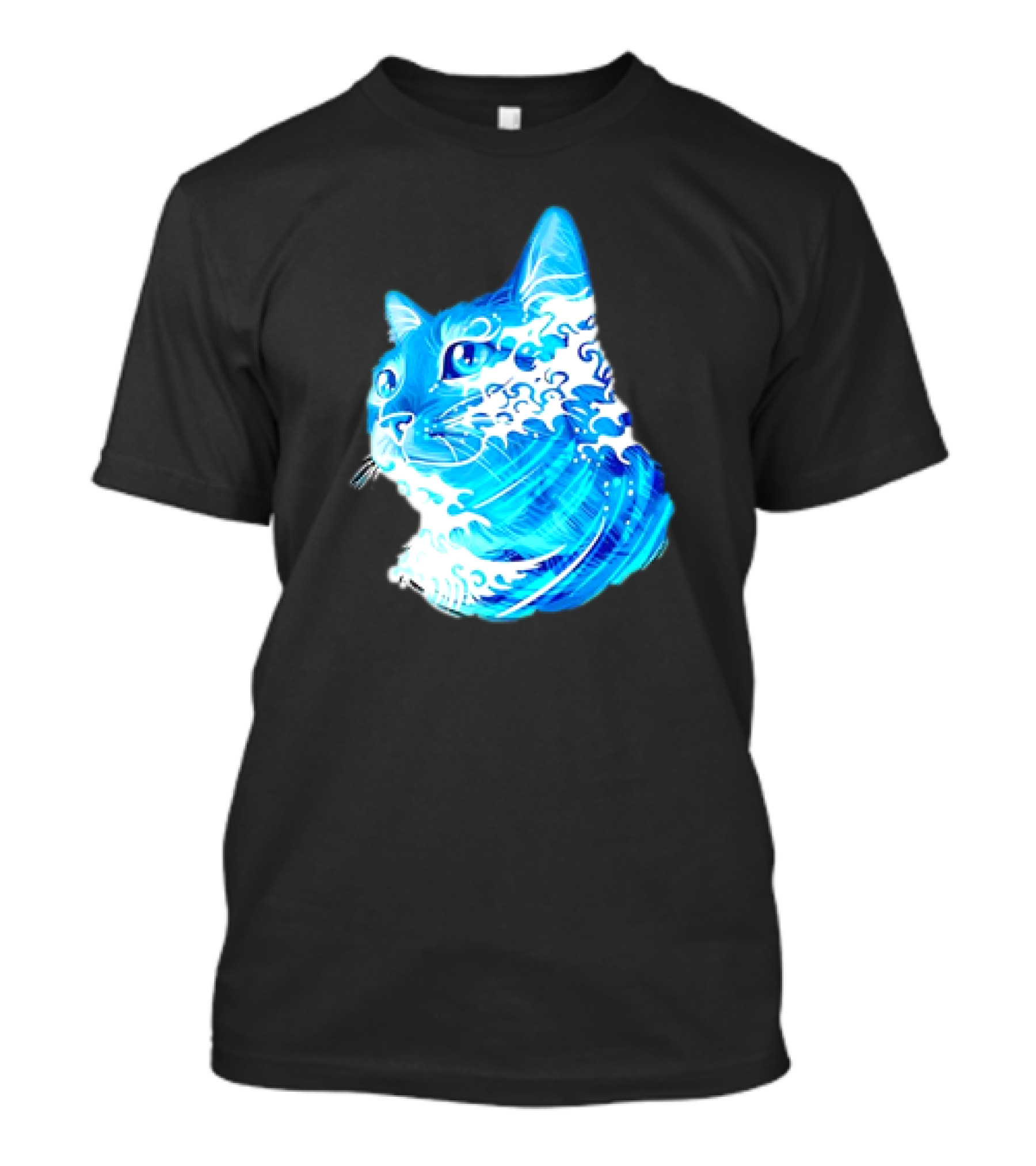 Vote Blue Cat Wave Kamala Harris 2024 Election T-Shirt