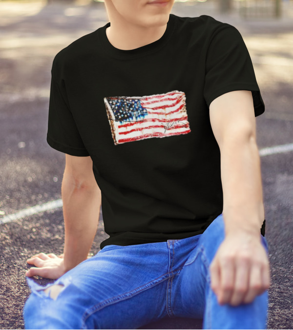 Mezak Art Old Glory US Flag Classic American T-Shirt