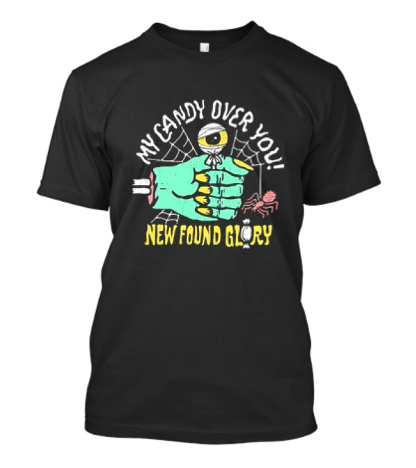 My Candy Over You New Found Glory Monster Hand Eyeball Spider Retro T-Shirt