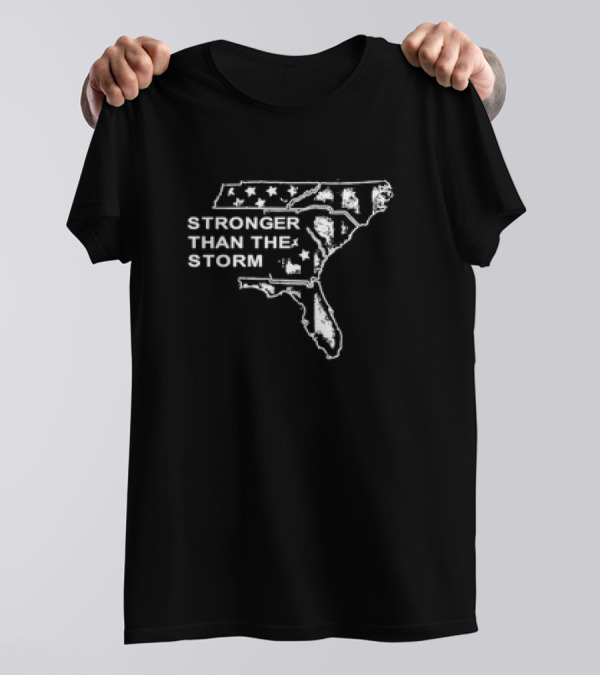 Stronger Than The Storm Southeastern Map Stars Stripes T-Shirt