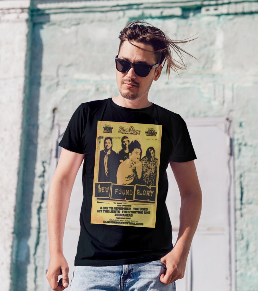 Slam Dunk Festival New Found Glory The Used A Day To Remember Hit The Lights 2025 T-Shirt