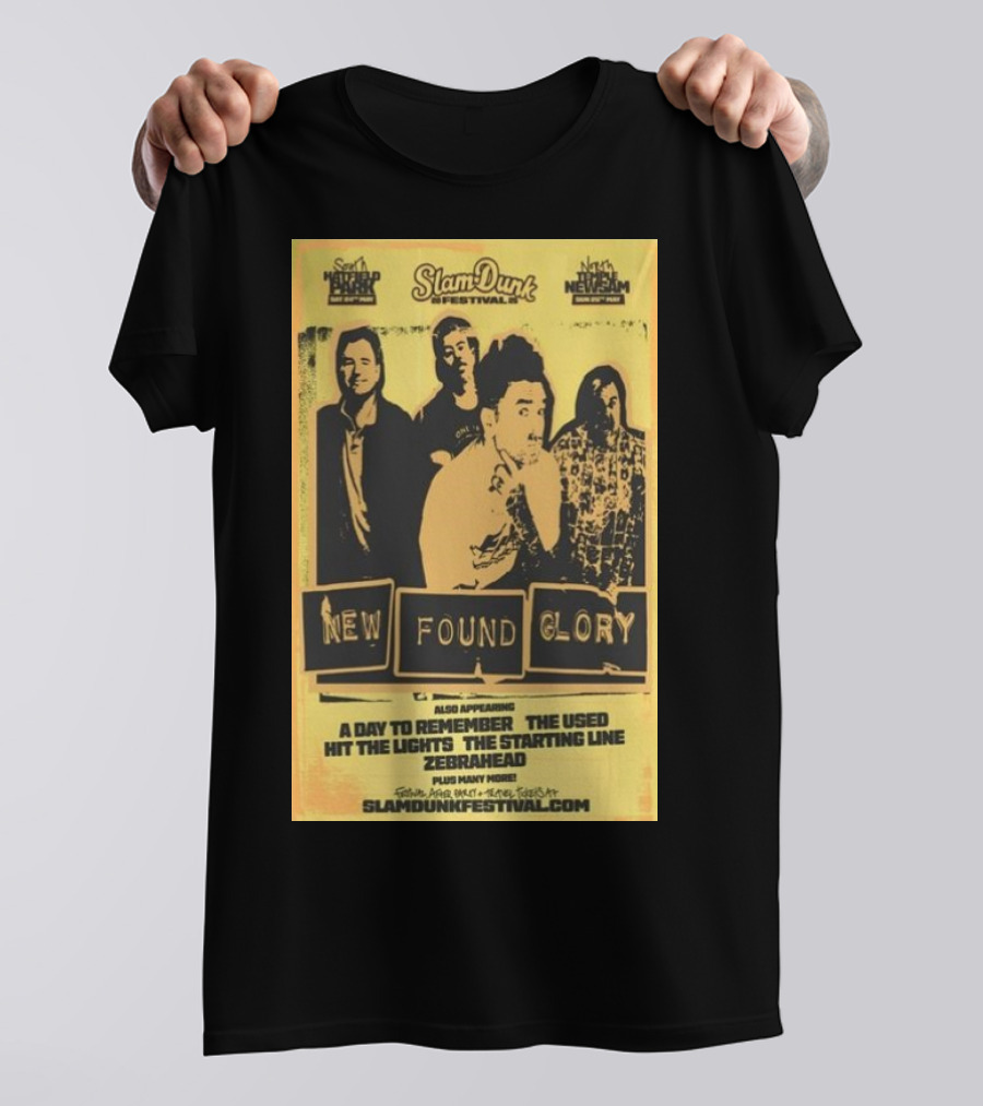 Slam Dunk Festival New Found Glory The Used A Day To Remember Hit The Lights 2025 T-Shirt