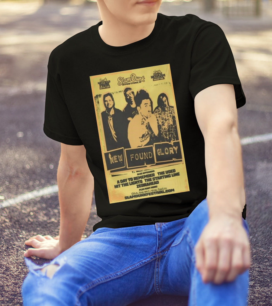 Slam Dunk Festival New Found Glory The Used A Day To Remember Hit The Lights 2025 T-Shirt