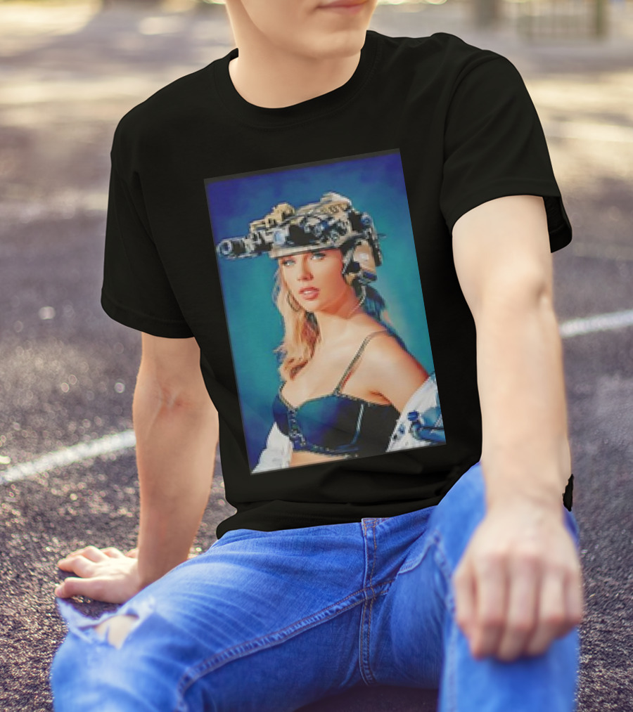 T Swizzle Retro Night Vision Helmet Picture T-Shirt