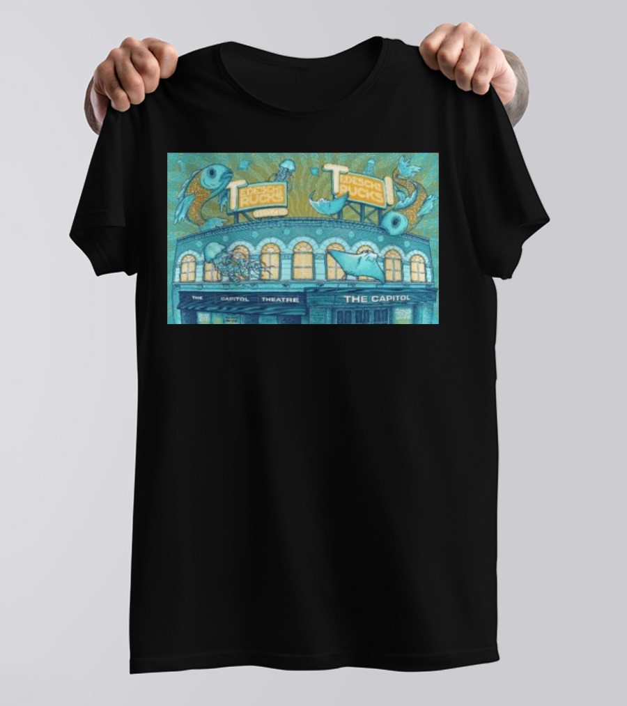 Tedeschi Trucks Band Capitol Theatre October 8-9 2024 Port Chester New York Tour Fish T-Shirt