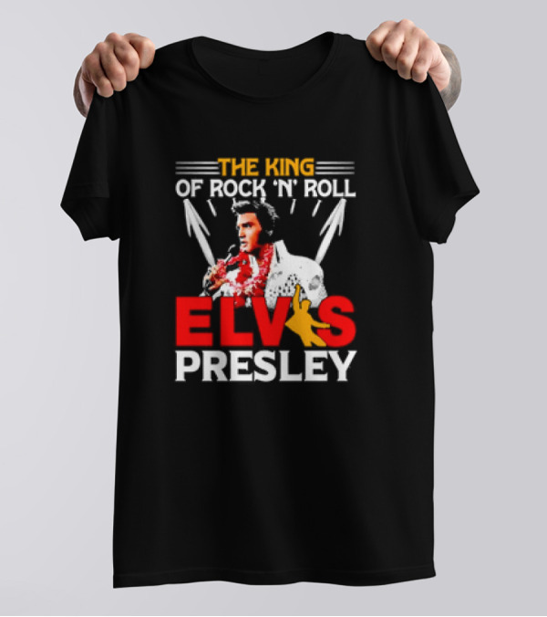 The King Of Rock 'N' Roll Elvis Presley Retro T-Shirt