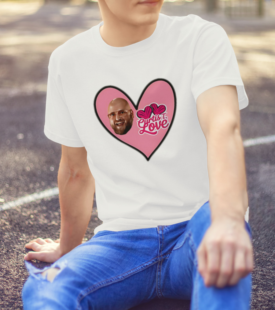 Curtis Axel WWE Curtis I Love Heart T-Shirt