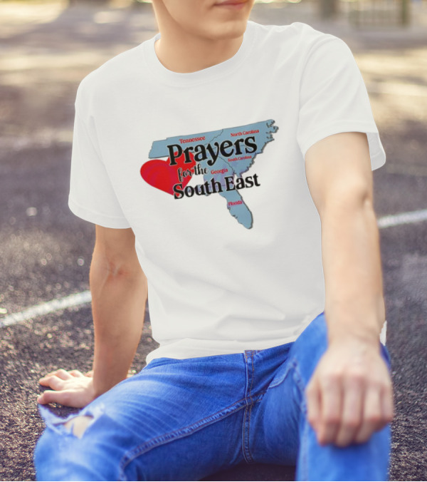 Prayers For The South East Hurricane Helene Survive Tennessee North Carolina Georgia South Carolina Florida T-Shirt