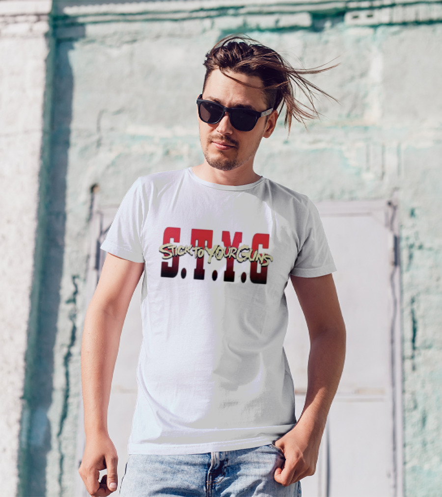 STYG Stick To Your Guns Bold Red T-Shirt