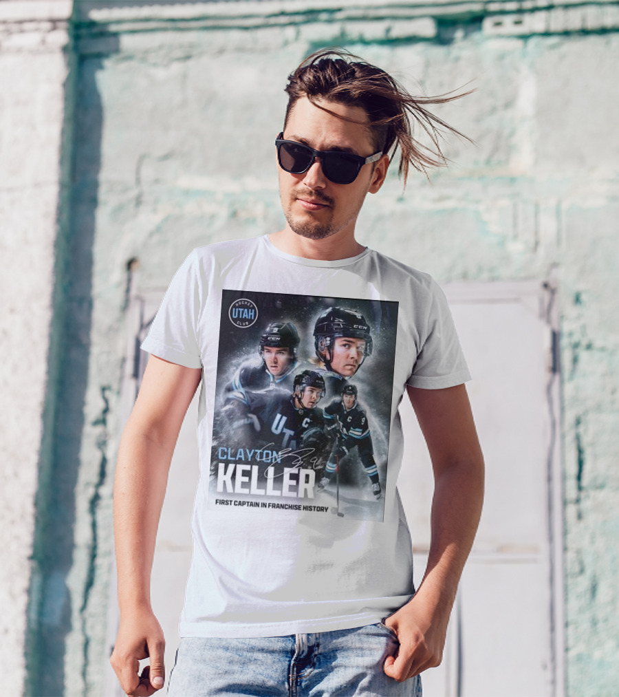 Utah Hockey Clayton Keller First Captain In Franchise History T-Shirt