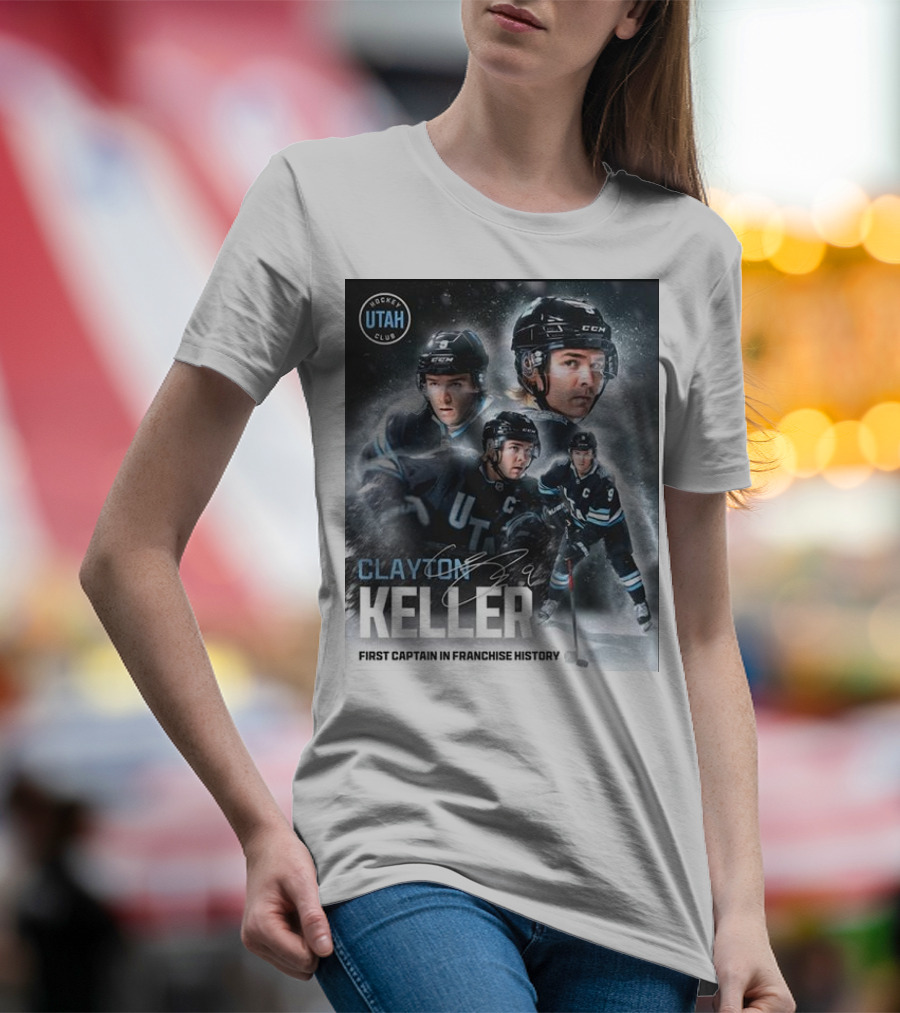 Utah Hockey Clayton Keller First Captain In Franchise History T-Shirt